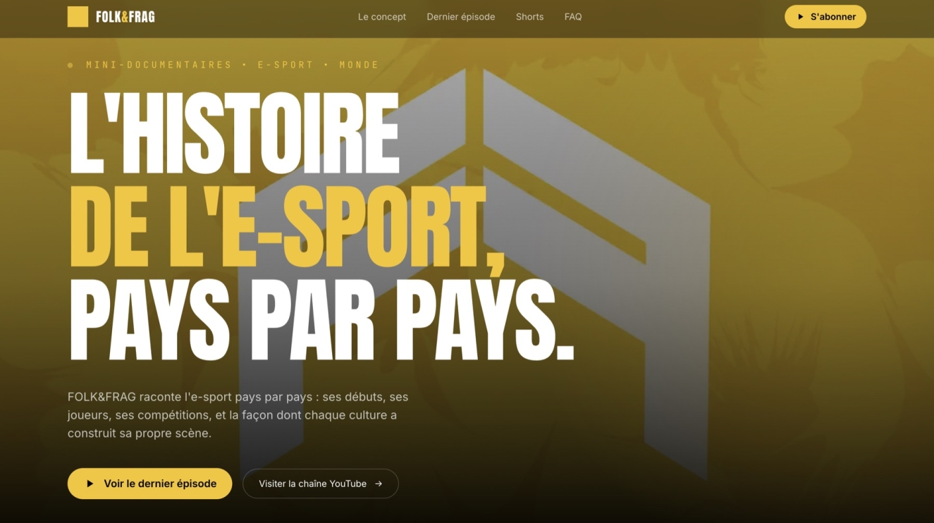 Folk&amp;Frag, Landing e-sport