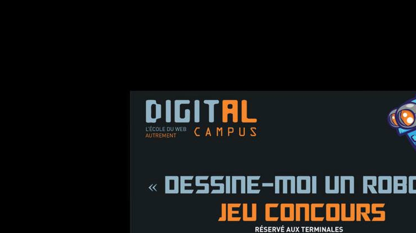 Jeu concours Dessine moi un robot au campus Digital Campus de Rennes