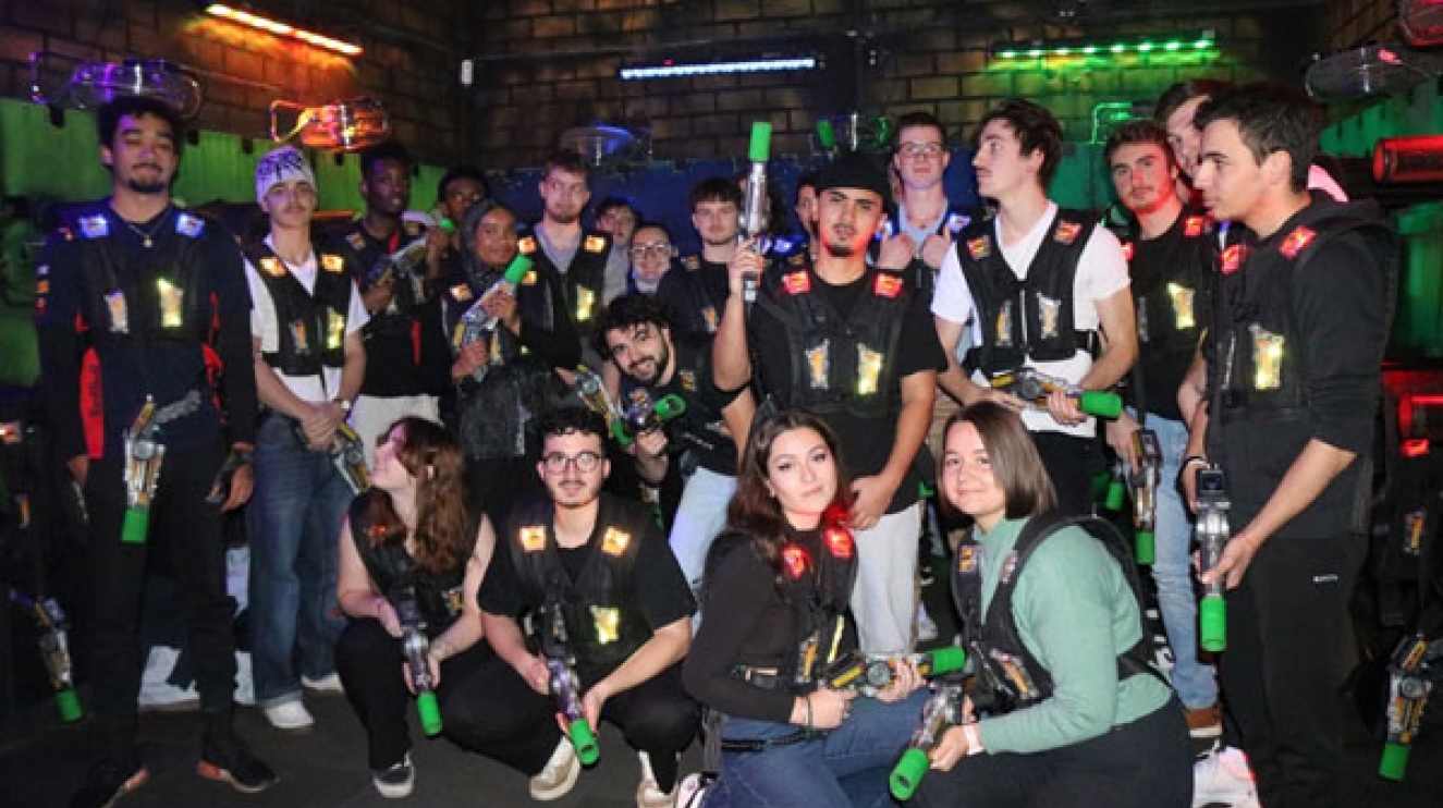 Laser Game avec les délégués à Lyon