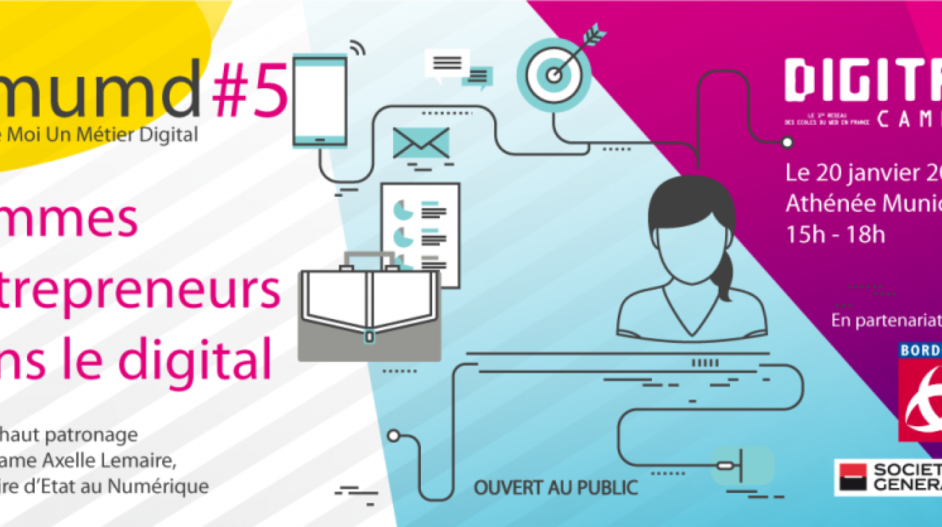 Dessine-moi un métier digital - 5e édition au campus Digital Campus de Bordeaux