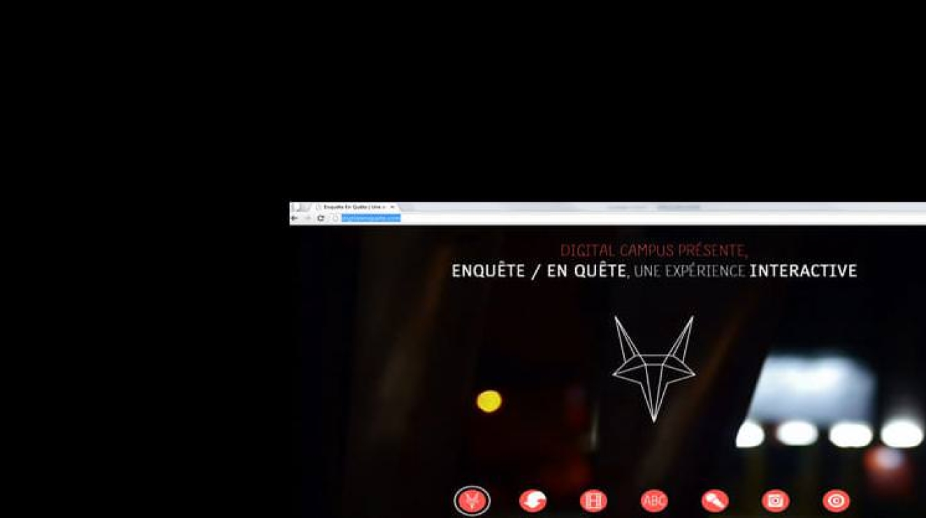 Site Internet - www.digitalenquete.com au campus Digital Campus de Bordeaux
