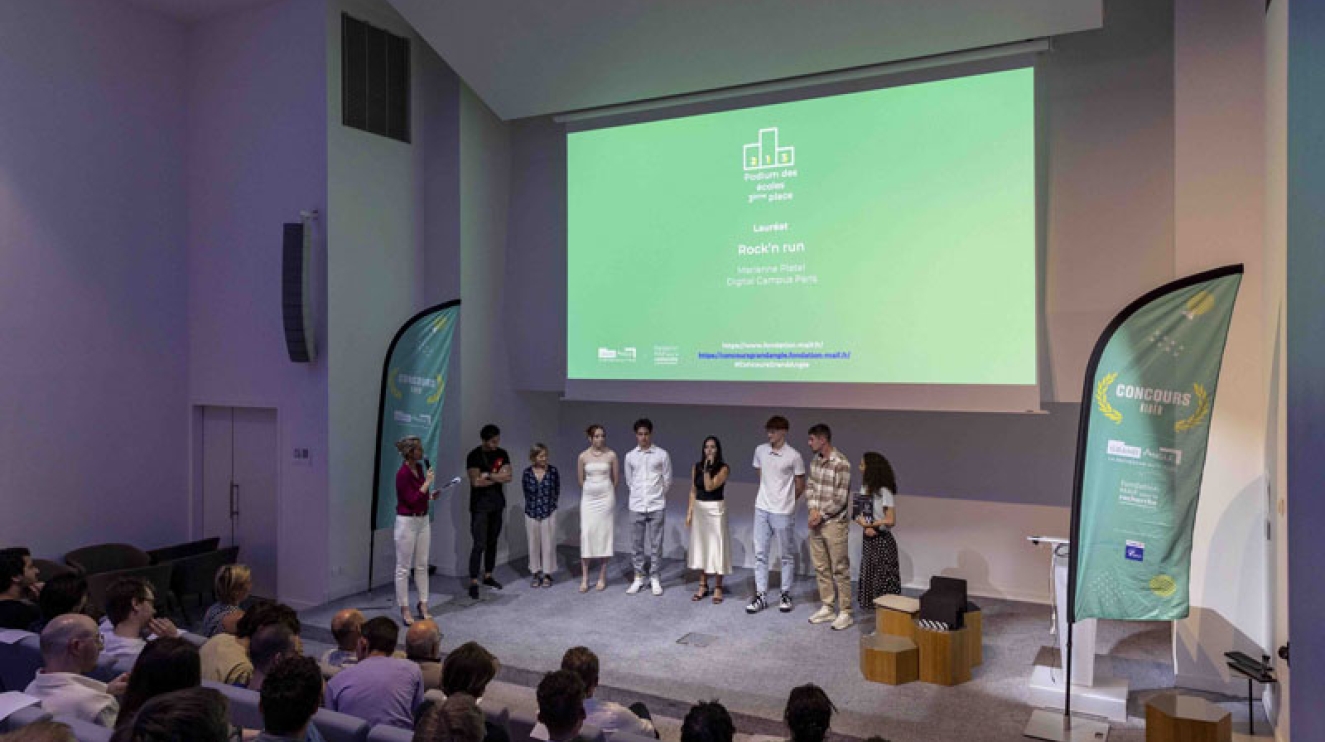 Concours Grand Angle de la fondation MAIF pour la recherche : Digital Campus remporte 2 prix — remise des diplômes au campus…