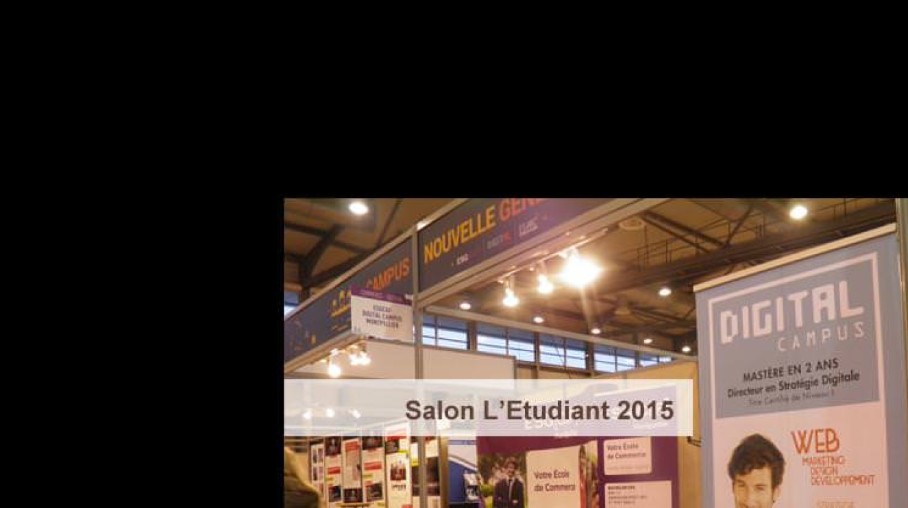 Salon L’Etudiant 2015 - DC Montpellier — école, web