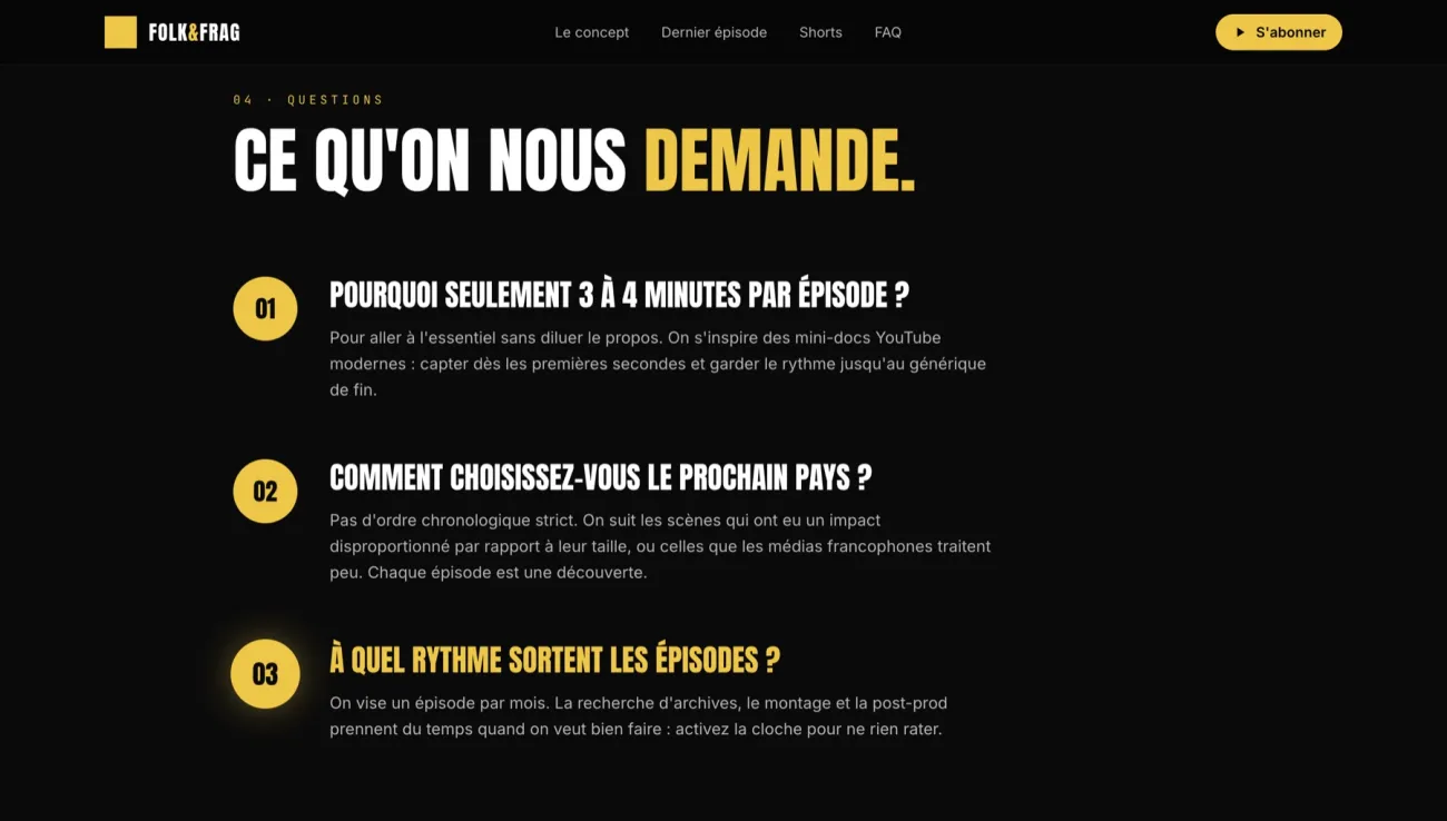 Folk&Frag, Landing e-sportFolk&Frag, Landing e-sport