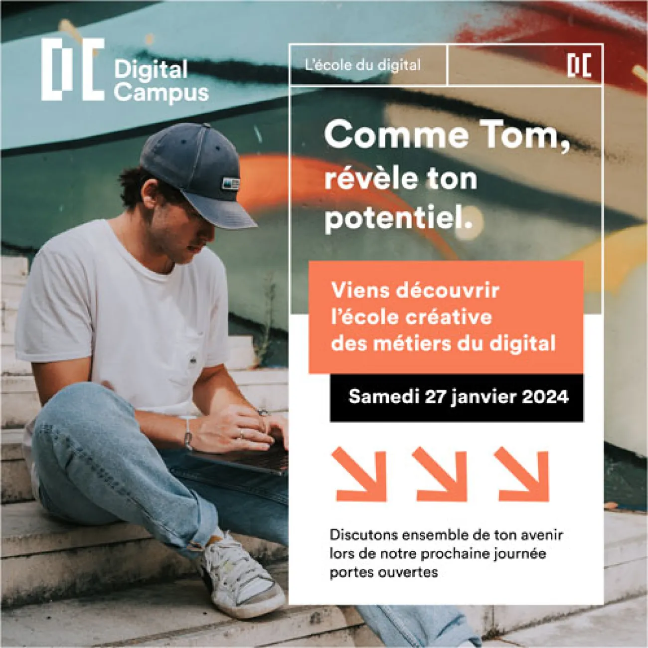 Toutes les portes de nos campus s’ouvrent le 27 janvier — étudiant, digital dans les campus Digital Campus