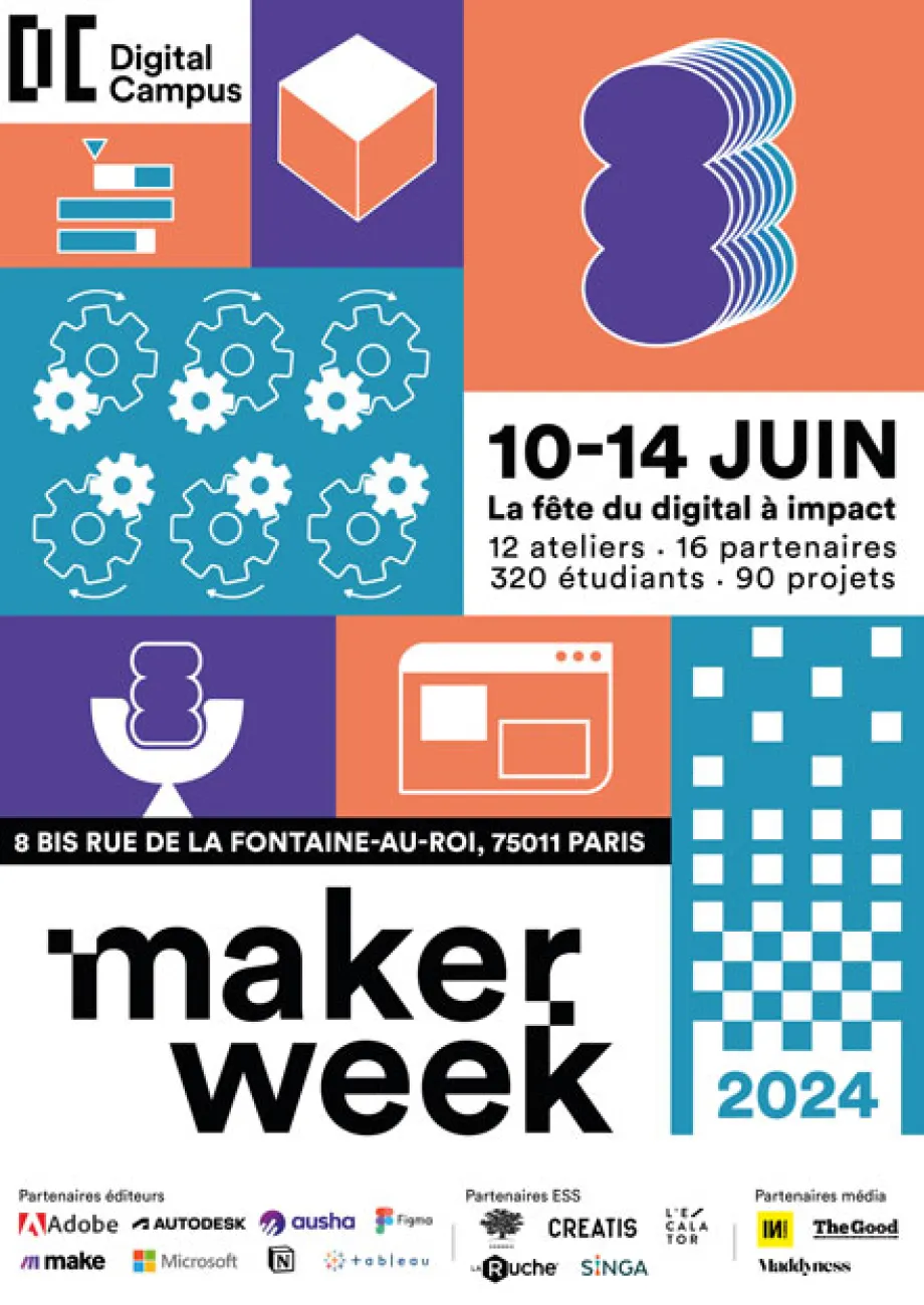 Maker Fair le vendredi 14 juin : on vous dit tout ! au campus Digital Campus de Paris
