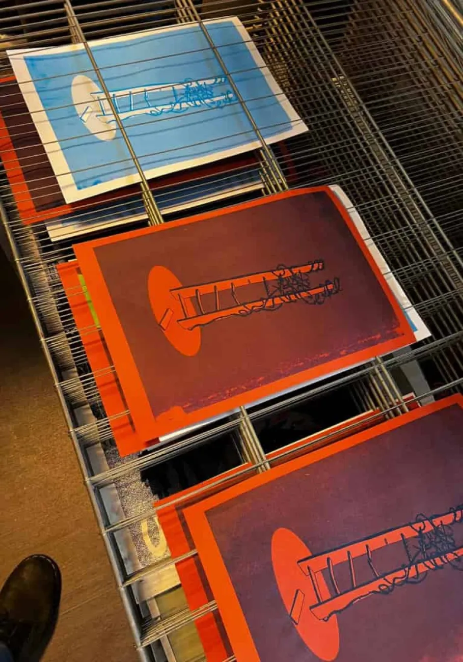 DC3 DAM à Digital Campus à Rennes : quand la direction artistique rencontre la sérigraphie