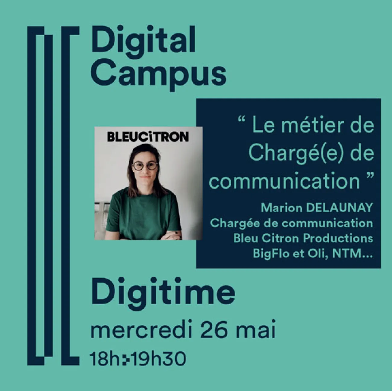 « Le métier de Chargé(e) de communication » : Conférence le 26 mai au campus Digital Campus de Toulouse