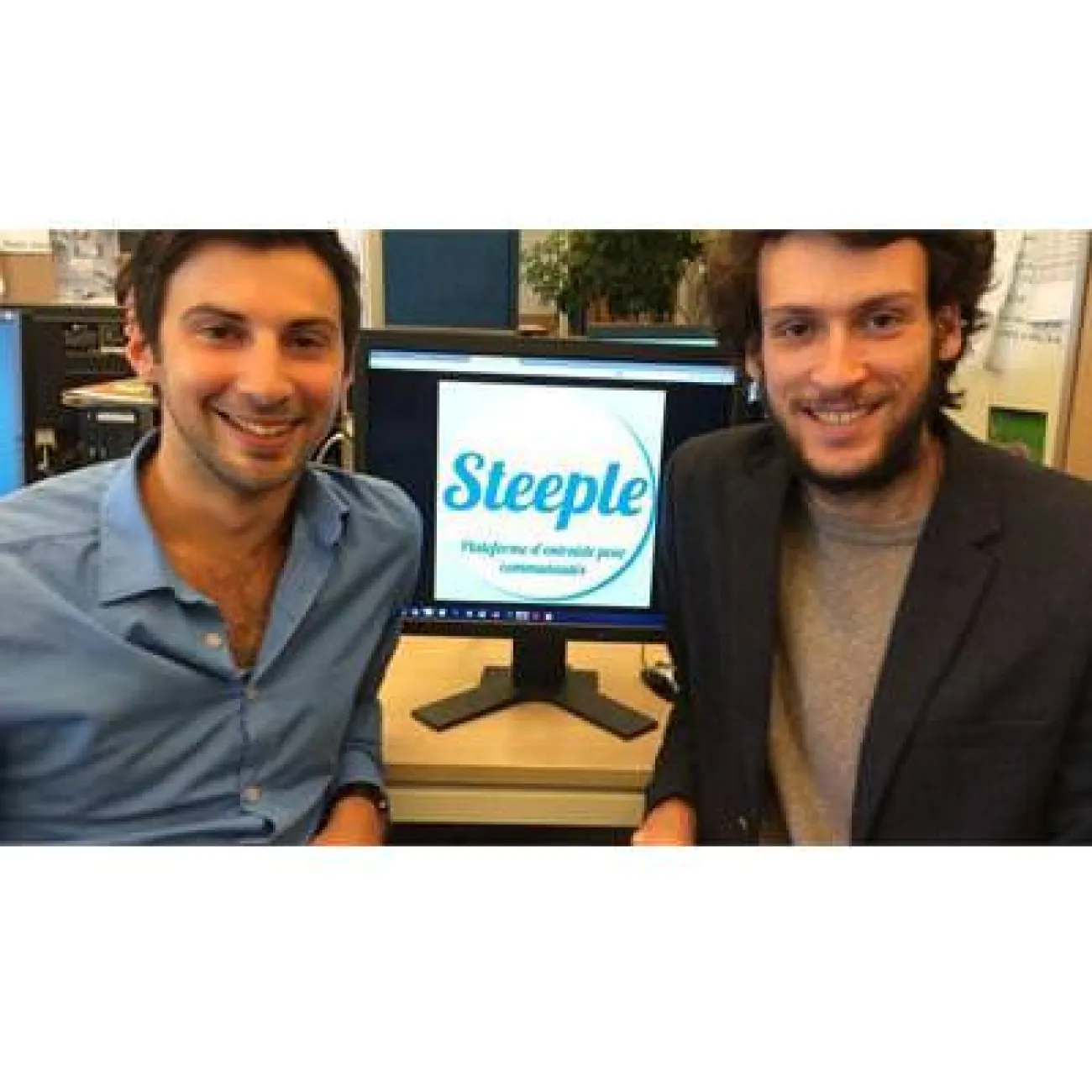 Portrait pro - Jean Baptiste et Nicolas au campus Digital Campus de Rennes
