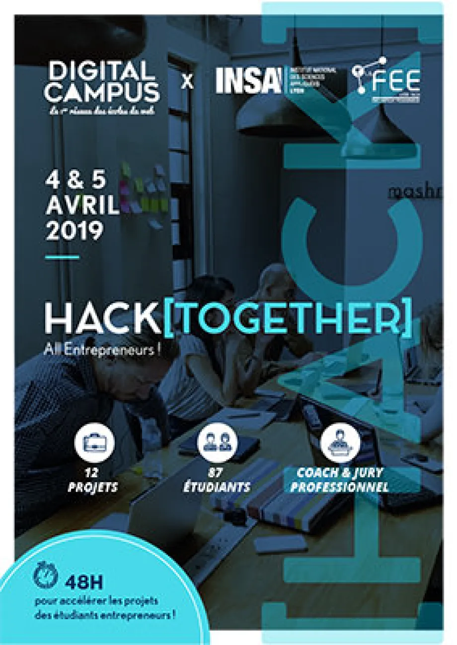 Hackathon avec INSA au campus Digital Campus de Lyon
