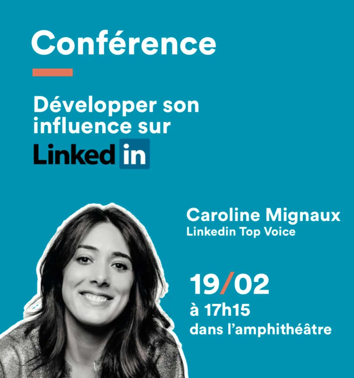 Développer son influence sur LinkedIn avec Caroline Mignaux au campus Digital Campus de Paris