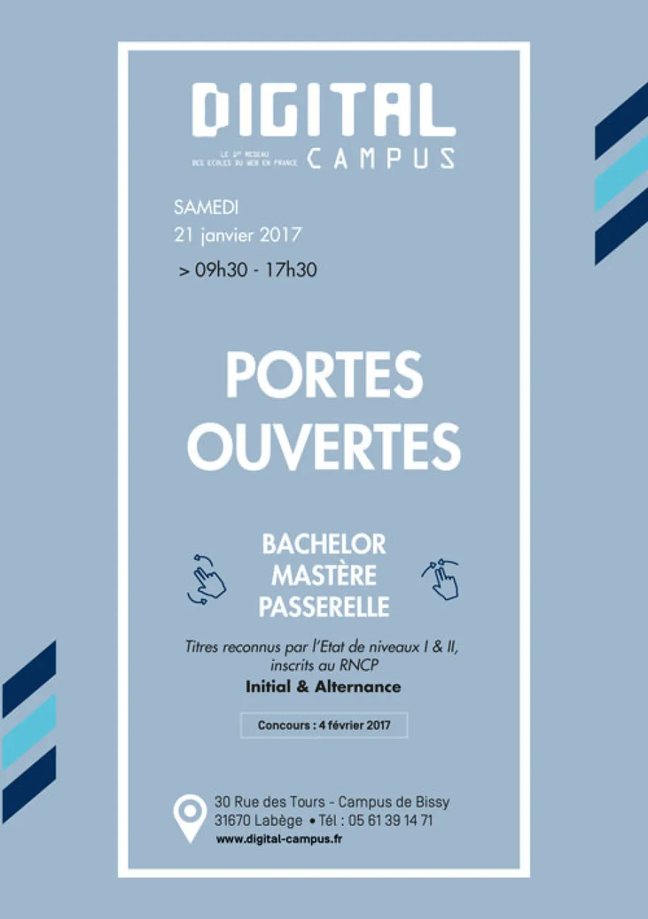Salon Studyrama et Journée portes ouvertes — école au campus Digital Campus de Toulouse