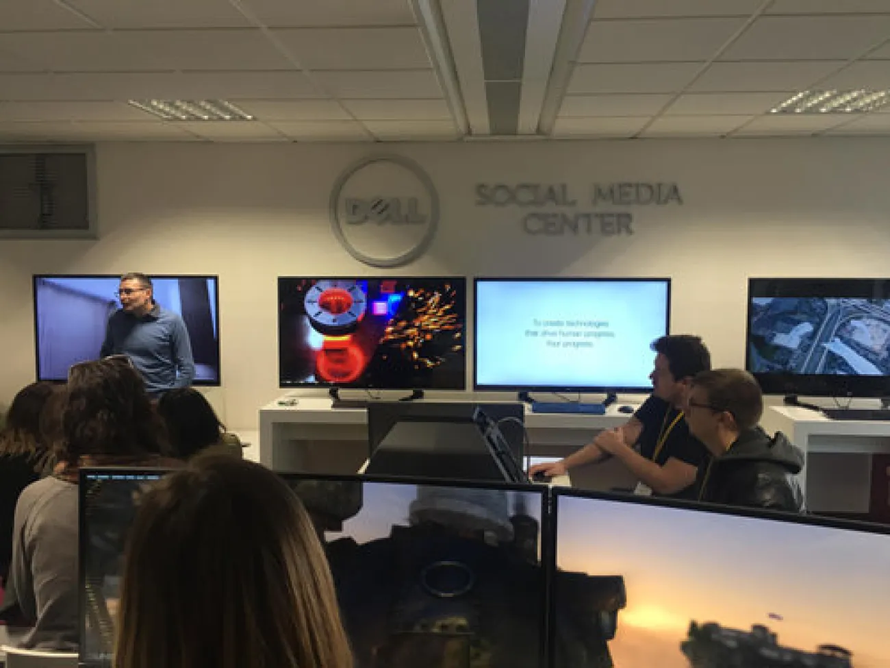 Rencontre entre les Mastères 1 & Dell au campus Digital Campus de Montpellier