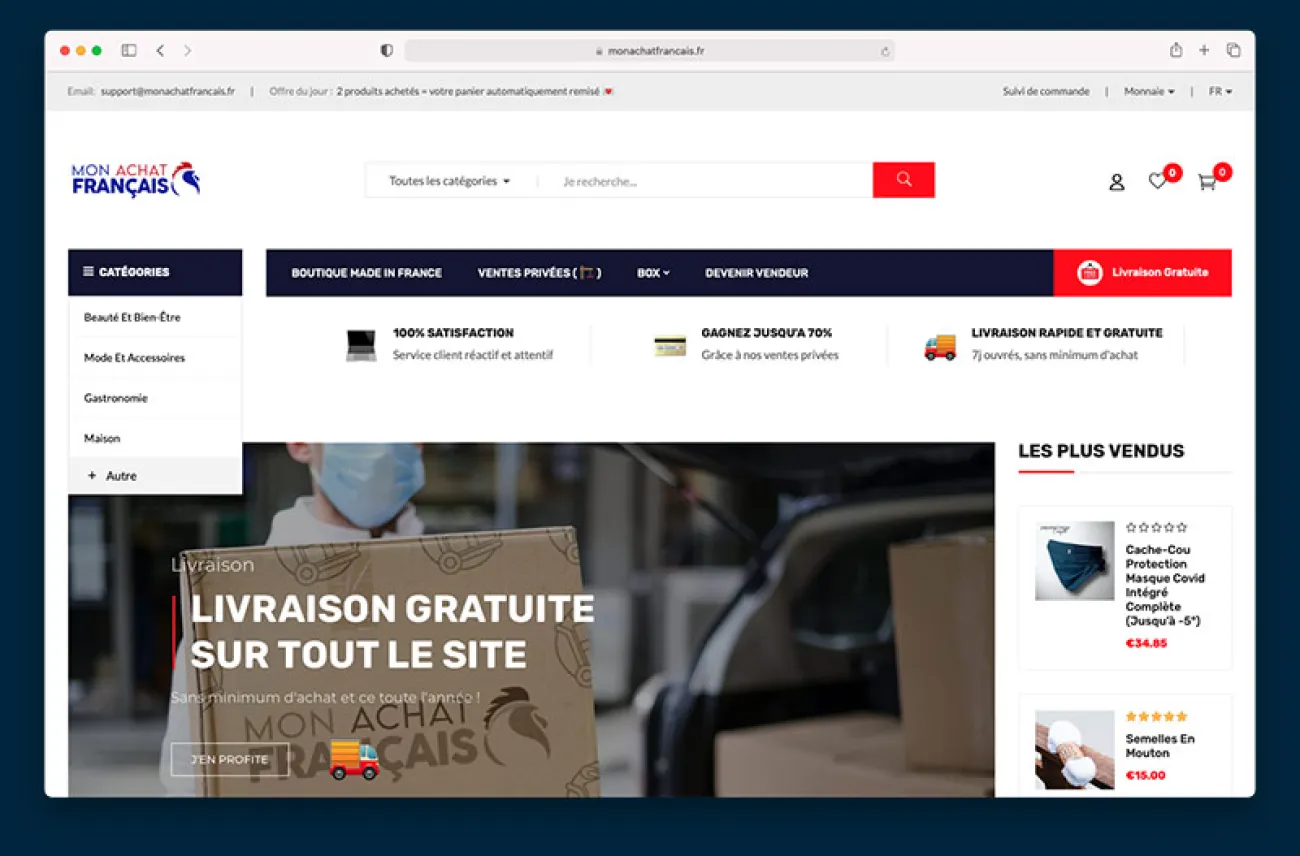 L’aventure entrepreneuriale de Camille et Jonathan avec Mon Achat Français au campus Digital Campus de Montpellier