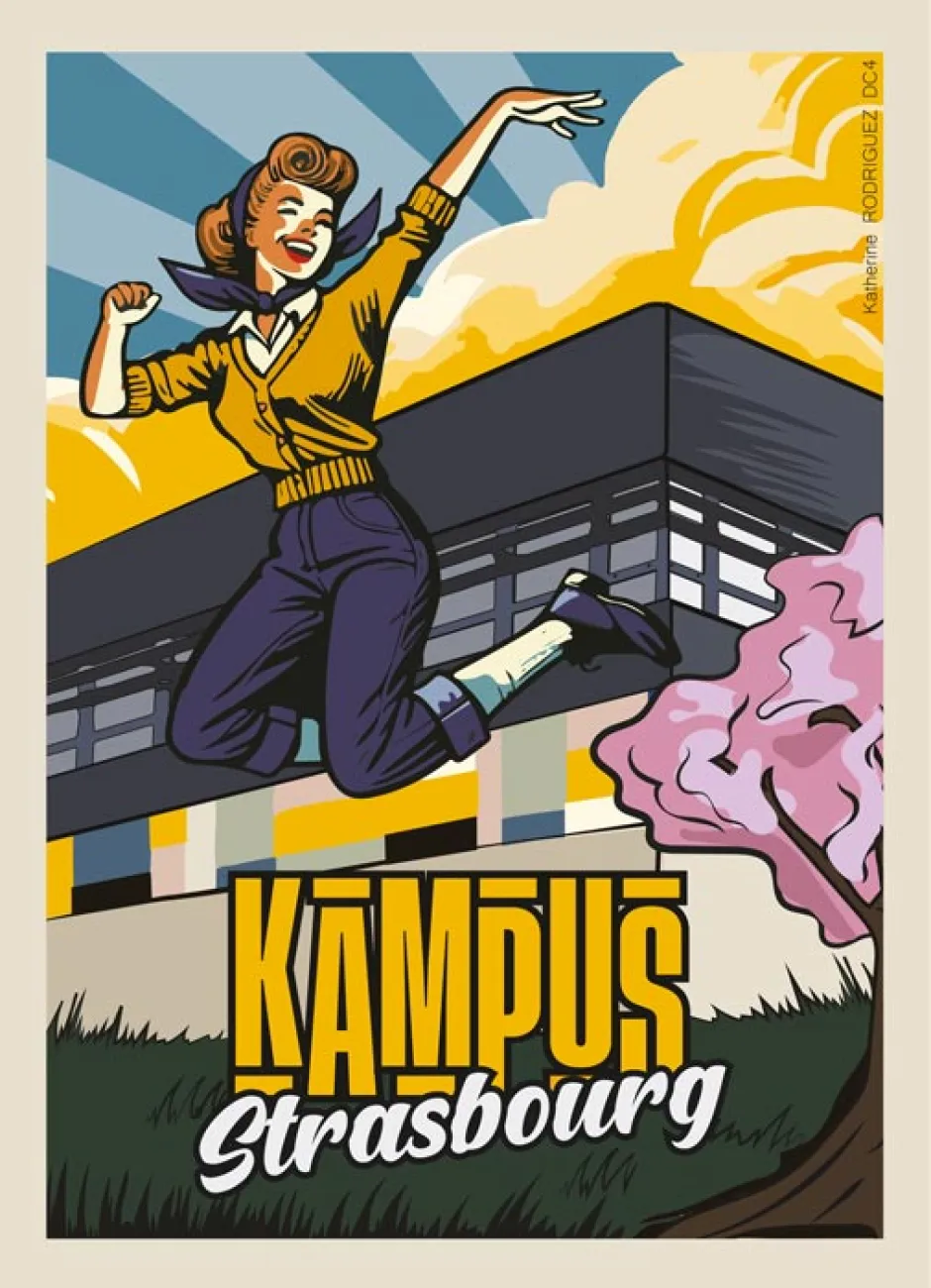 Les étudiants strasbourgeois exposent leurs affiches