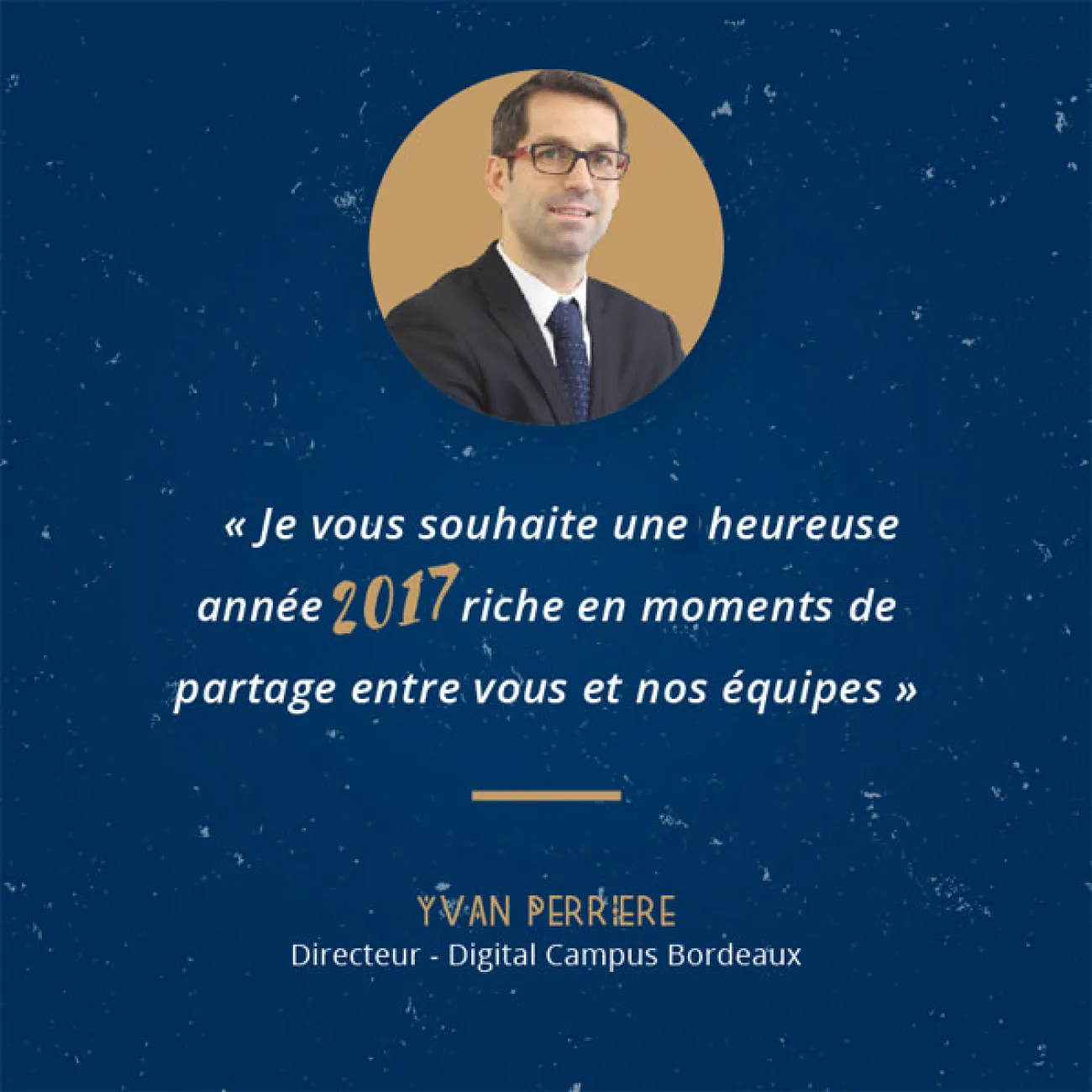 Vœux du directeur | Bordeaux — école, web