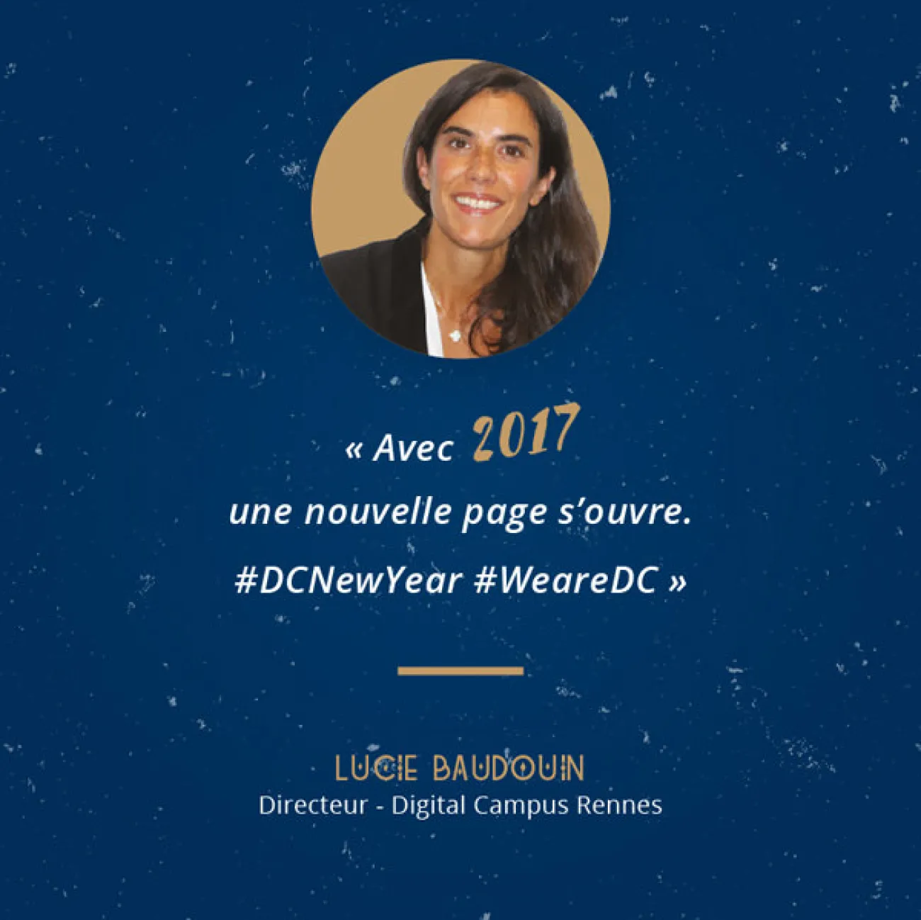 Vœux de la directrice | Rennes — école, web