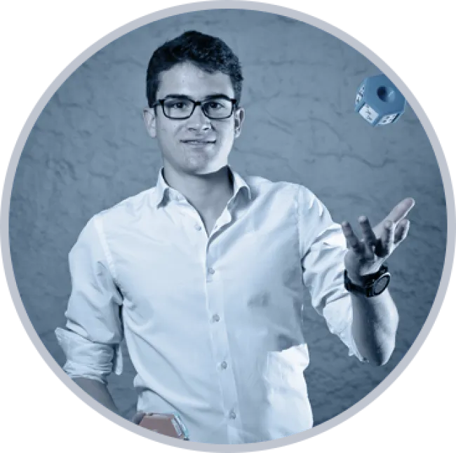 Antonin Fauret, porteur du projet Axolotech au campus Digital Campus de Lyon