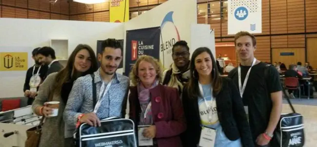 Les M2 sont bénévoles au Blend Web Mix au campus Digital Campus de Lyon