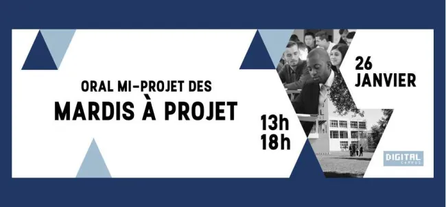 Le jury mi-projet | Grands projets — école, web au campus Digital Campus de Toulouse