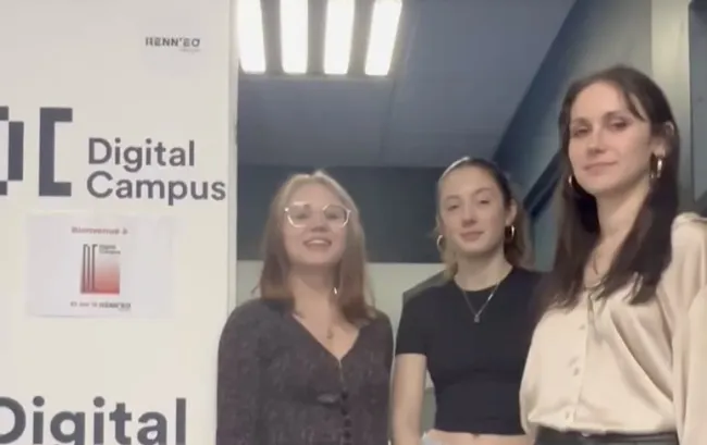 Les étudiants de Digital Campus à Rennes relèvent le défi TikTok