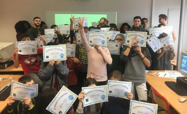 HOUR OF CODE plus qu’une passion, un code à partager ! au campus Digital Campus de Lyon
